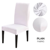 Plain Stretch Dining Chair Seat Covers