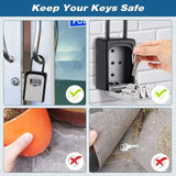 4-Digit Combination Key Safe Lock Box