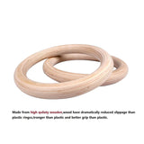 Wooden Olympic Gym Rings 600KG