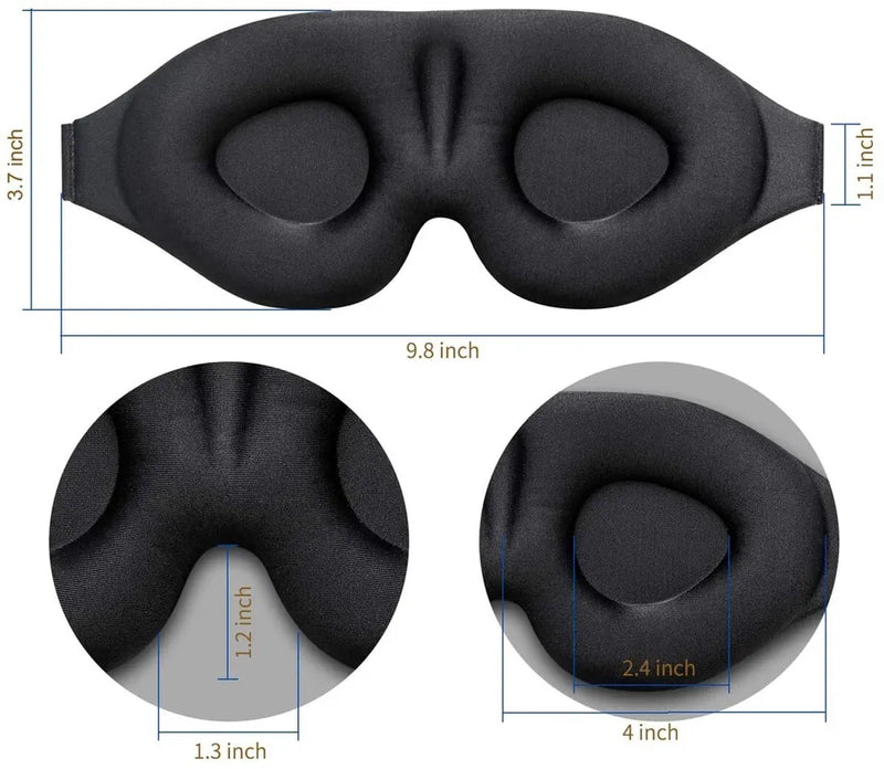 3D Memory Foam Travel Sleep Eye Mask