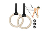 Wooden Olympic Gym Rings 600KG