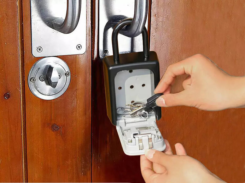 4-Digit Combination Key Safe Lock Box