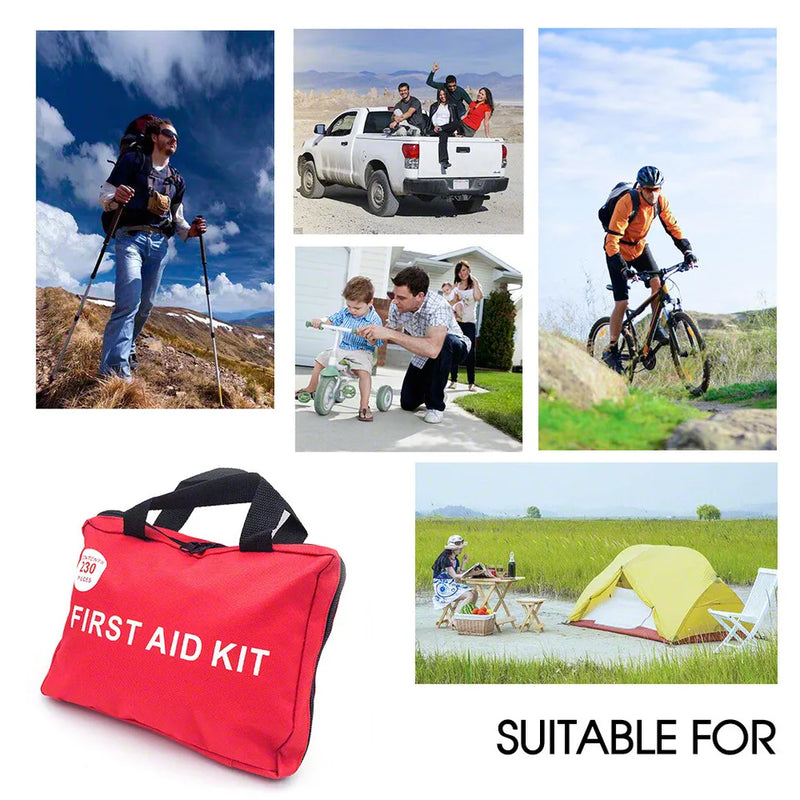 230 PCS Travel First Aid Kit