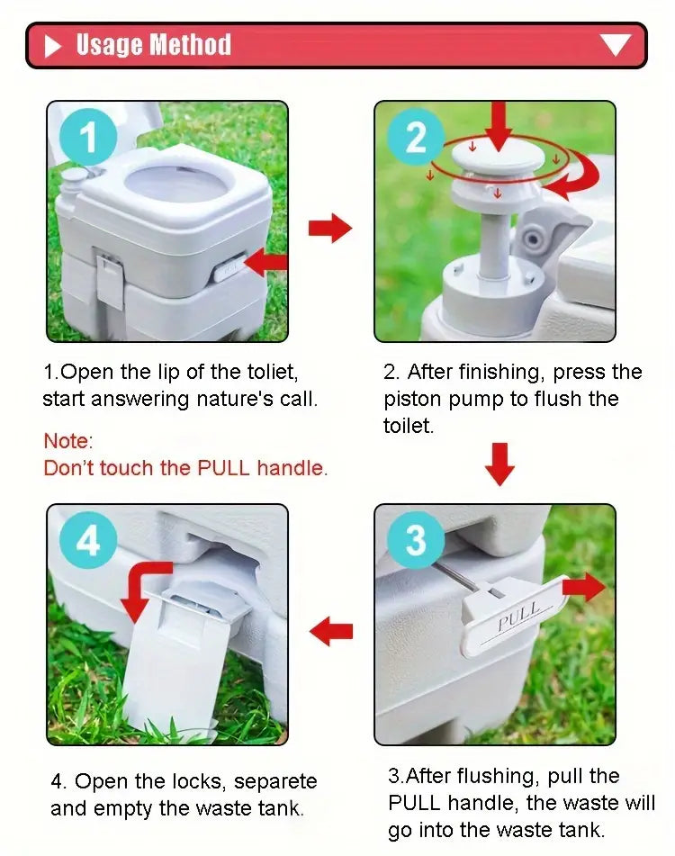 Travel Potty for Caravan & Boating