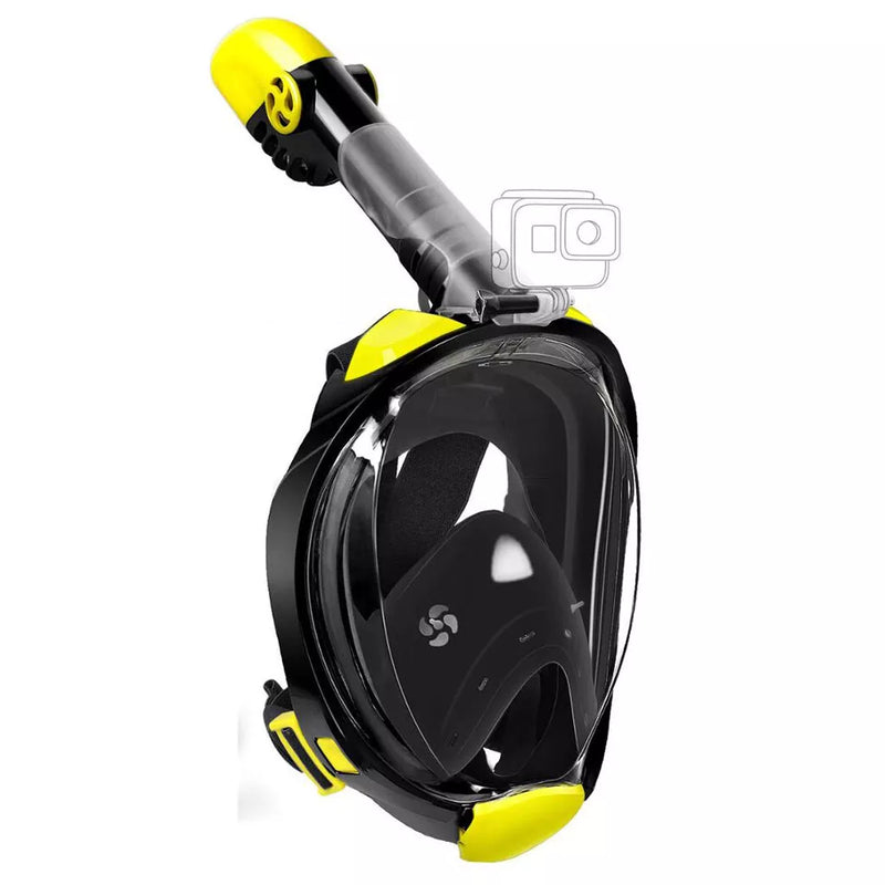 Full Face Snorkel Mask with GoPro Mount